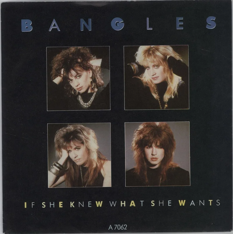 The Bangles If She Knew What She Wants UK 7" vinyl