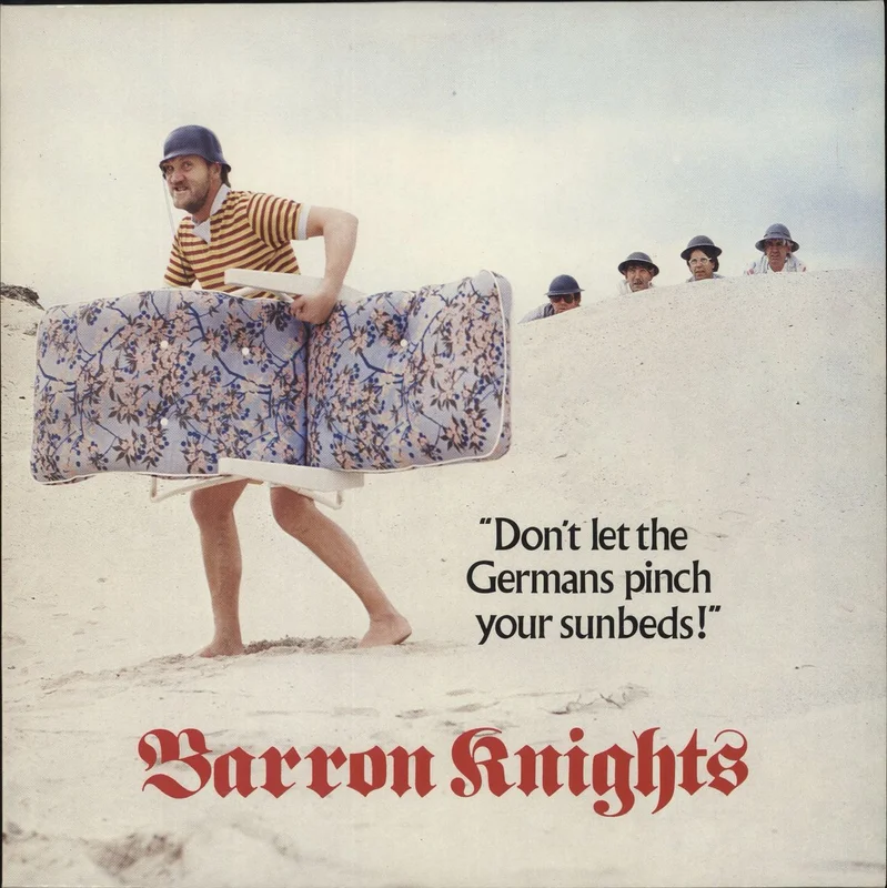 The Barron Knights Don't Let The Germans Pinch Your Sunbeds! - Autographed UK Vinyl LP