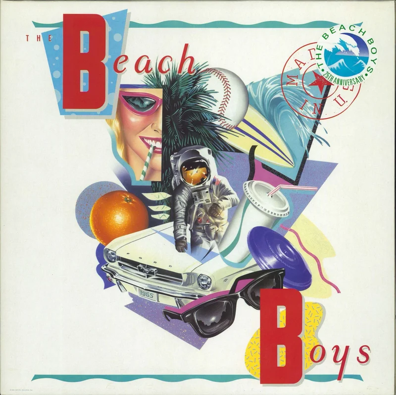 The Beach Boys Made In U.S.A. UK 2-LP vinyl set