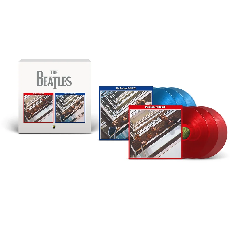 The Beatles 19621966 & The Beatles 1967-1970 (2023 Edition) Limited Edition 6LP Colour Red & Blue Albums