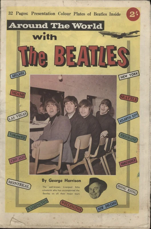The Beatles Around The World With The Beatles UK Magazine