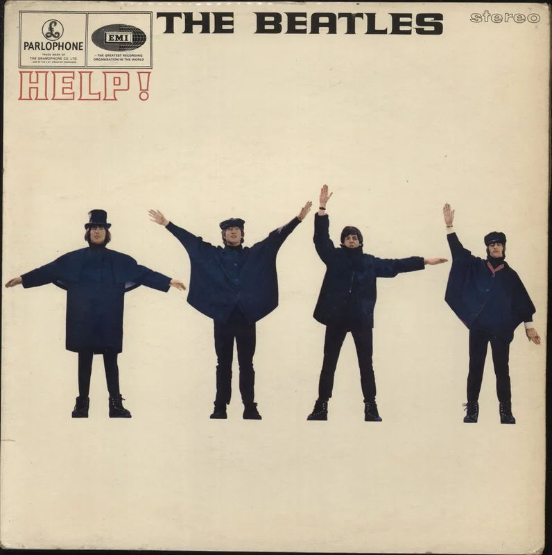 The Beatles Help! - 1st - Label Variant - EX/VG UK Vinyl LP