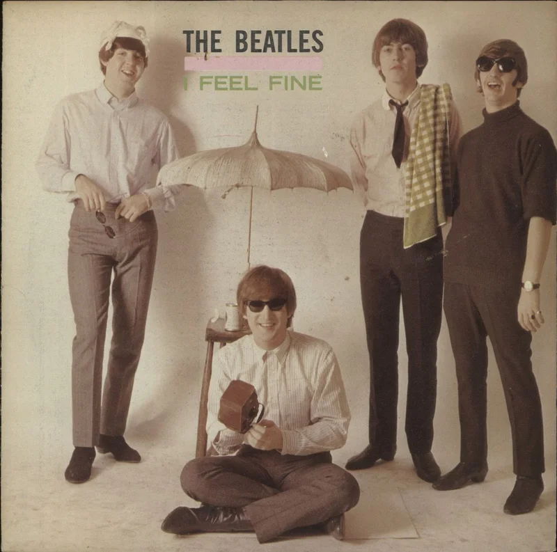 The Beatles I Feel Fine - 20th - Solid - Sample UK Promo 7" vinyl