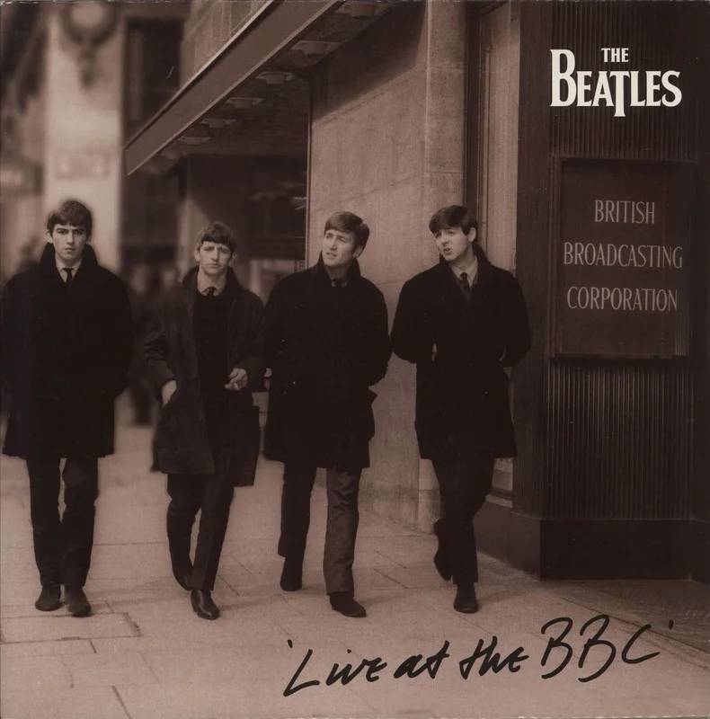 The Beatles Live At The BBC - EX - Card Insert UK 2-LP vinyl set