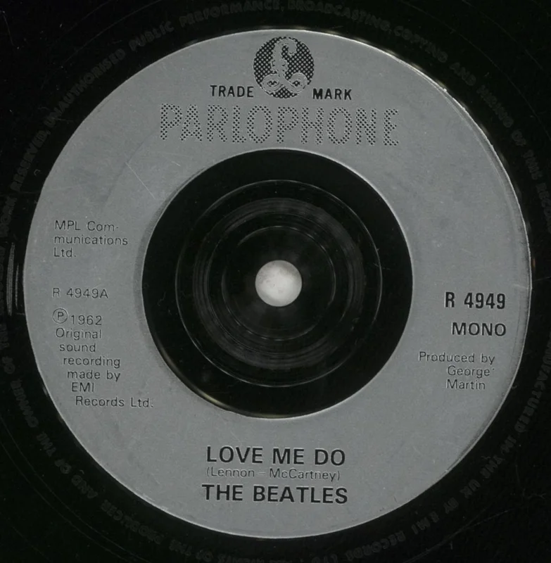 The Beatles Love Me Do - Injection Moulded UK 7" vinyl