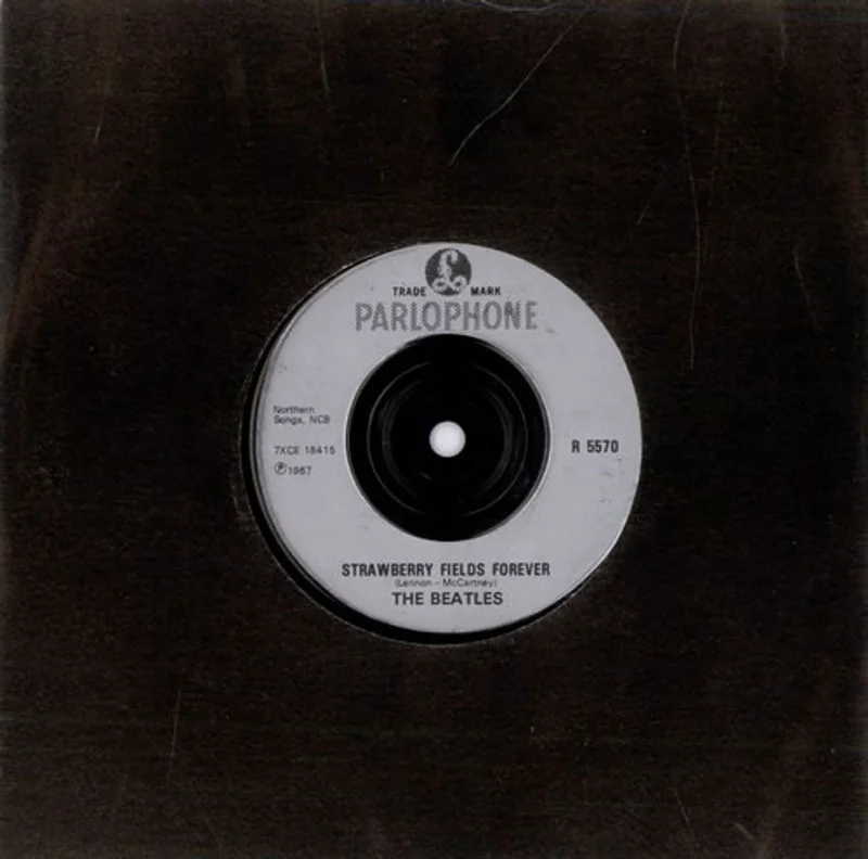 The Beatles Strawberry Fields Forever - Injection Label UK 7" vinyl