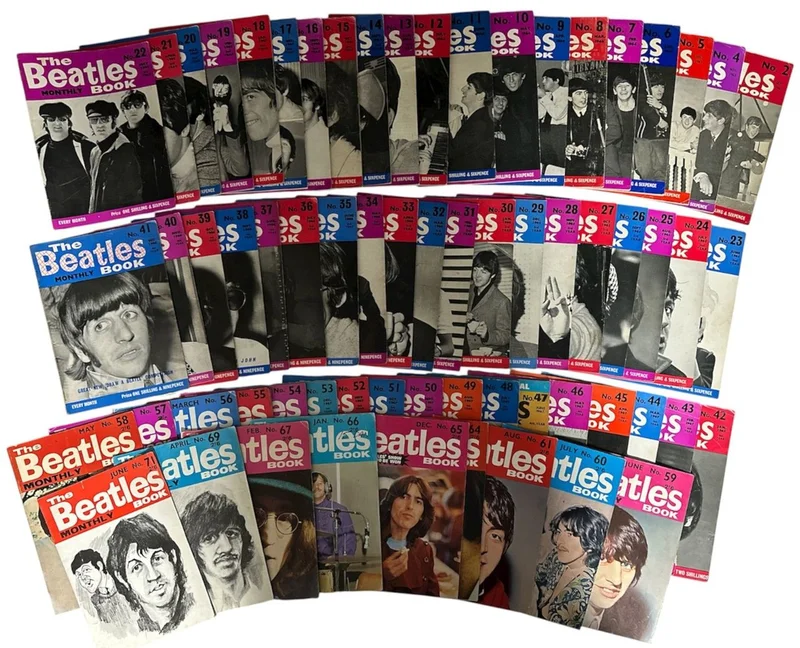 The Beatles The Beatles Monthly Book - 64 Issues UK Magazine