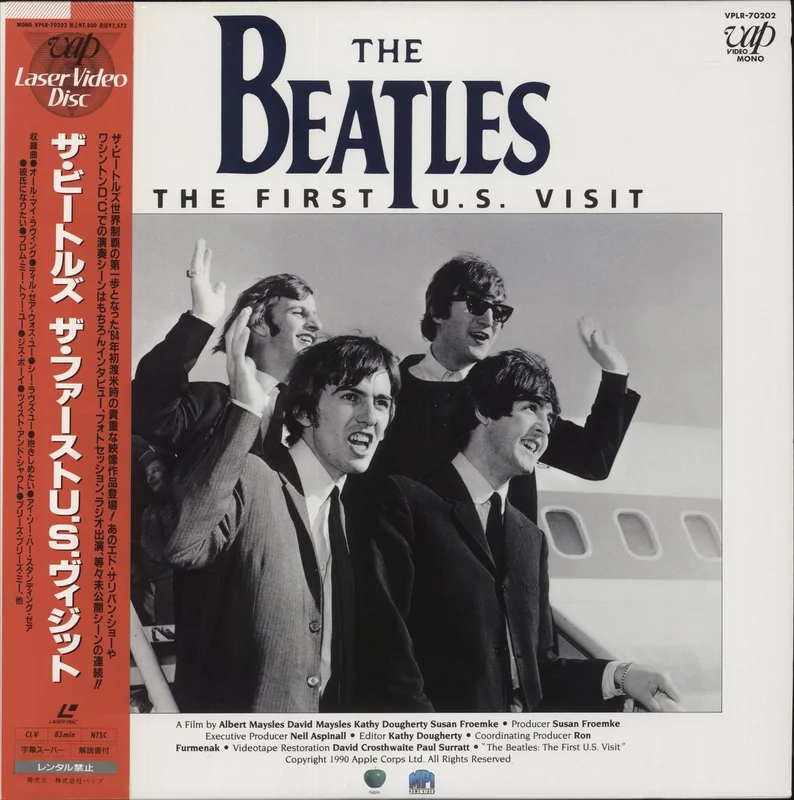 The Beatles The First U.S. Visit Japanese Laserdisc