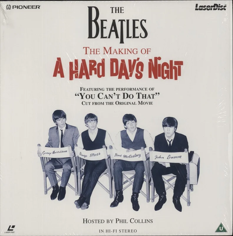 The Beatles The Making Of A Hard Day's Night - Shrink UK Laserdisc