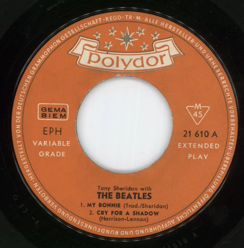 The Beatles Tony Sheridan With The Beatles EP - 1st - VG German 7" vinyl