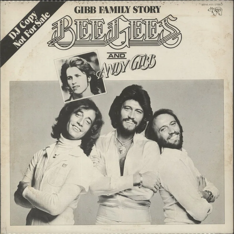 The Bee Gees Gibb Family Story Japanese Promo Vinyl LP