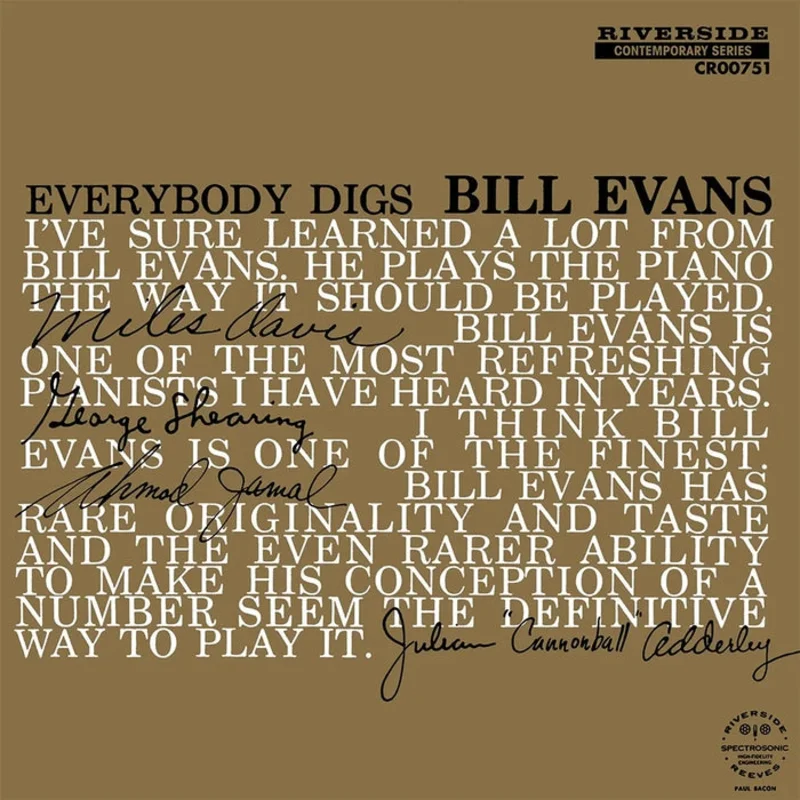 The Bill Evans Trio Everybody Digs Bill Evans (2xLP, 45rpm, Analogue Productions / Riverside)