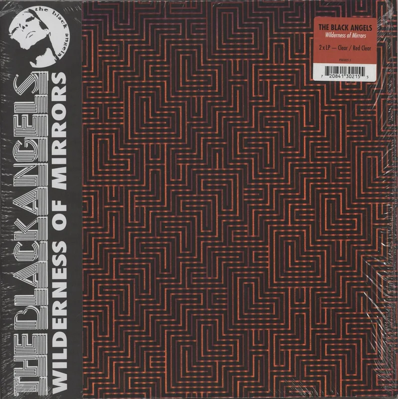 The Black Angels Wilderness Of Mirrors - Clear & Red Vinyl - Shrink US 2-LP vinyl set