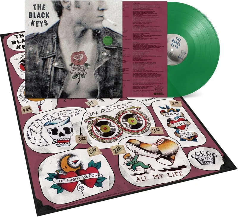 The Black Keys No Rain No Flowers: Amazon exclusive - Emerald Green Vinyl + Poster - Sealed UK Vinyl LP
