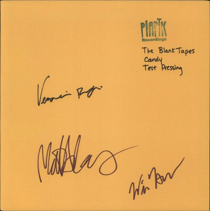 The Blank Tapes Candy - Test Pressing + Autographed US Vinyl LP