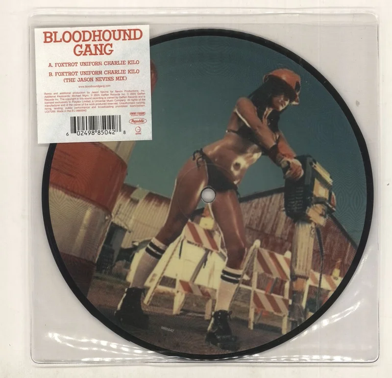The Bloodhound Gang Foxtrot Uniform Charlie Kilo UK 7" picture disc
