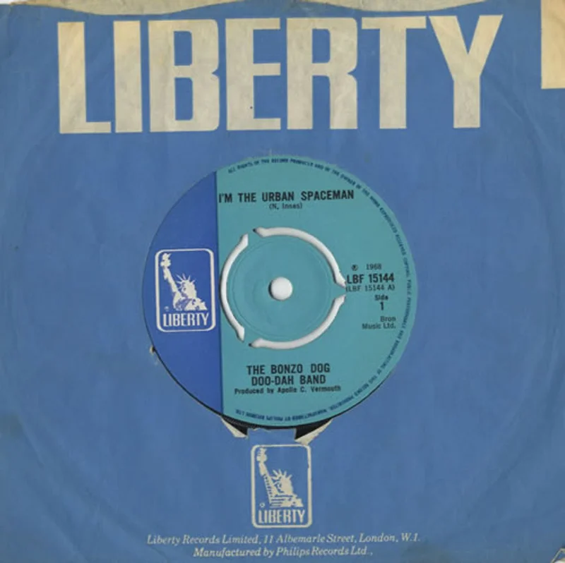 The Bonzo Dog Doo Dah Band I'm The Urban Spaceman - 3pr UK 7" vinyl