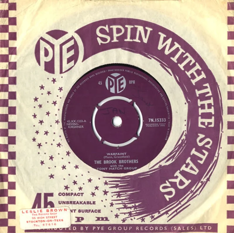 The Brook Brothers Warpaint UK 7" vinyl