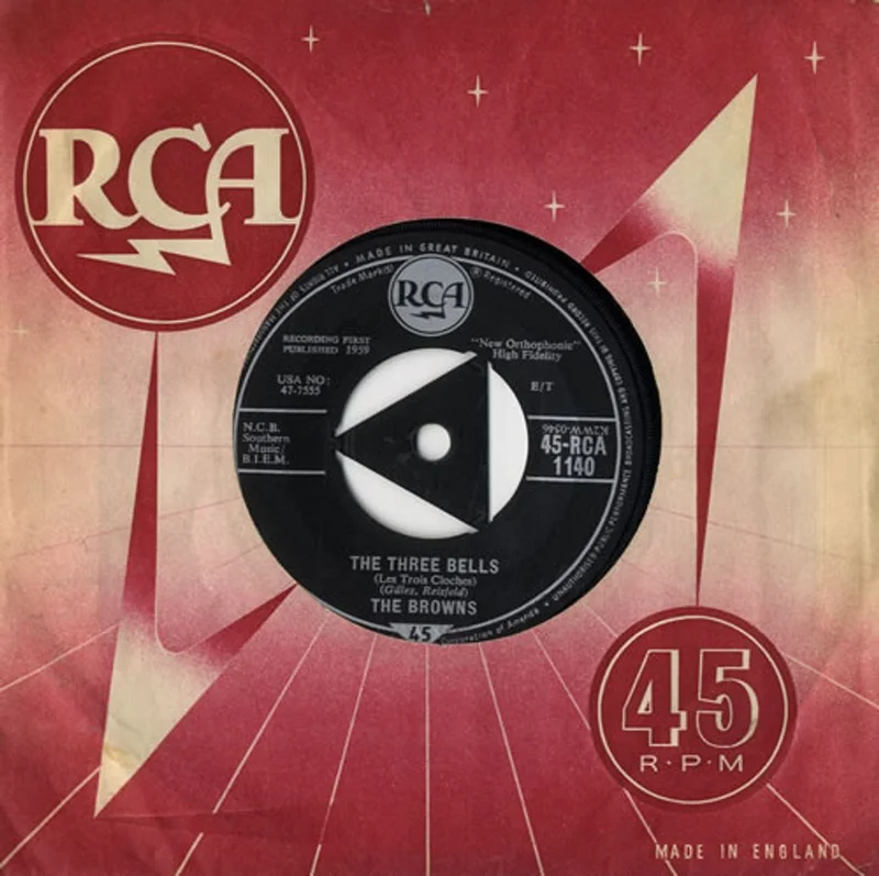 The Browns The Three Bells - 1st UK 7" vinyl