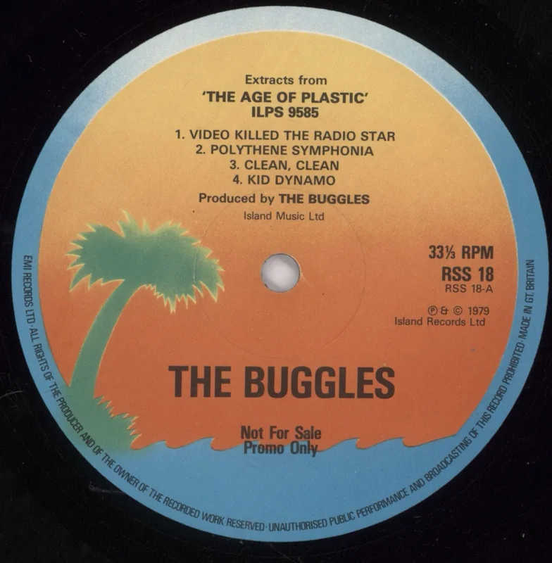 The Buggles Extracts From The Age Of Plastic UK Promo 12" vinyl