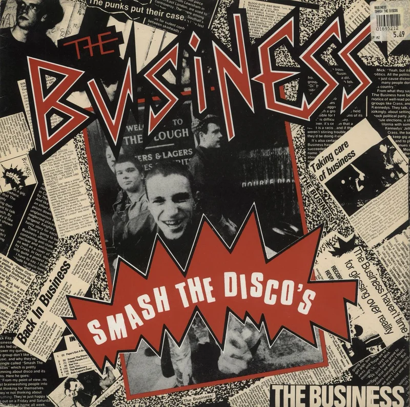 The Business Smash The Disco's UK Vinyl LP