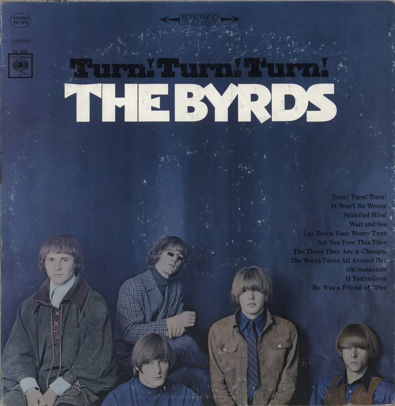 The Byrds Turn! Turn! Turn! - 2nd Stereo - EX US Vinyl LP