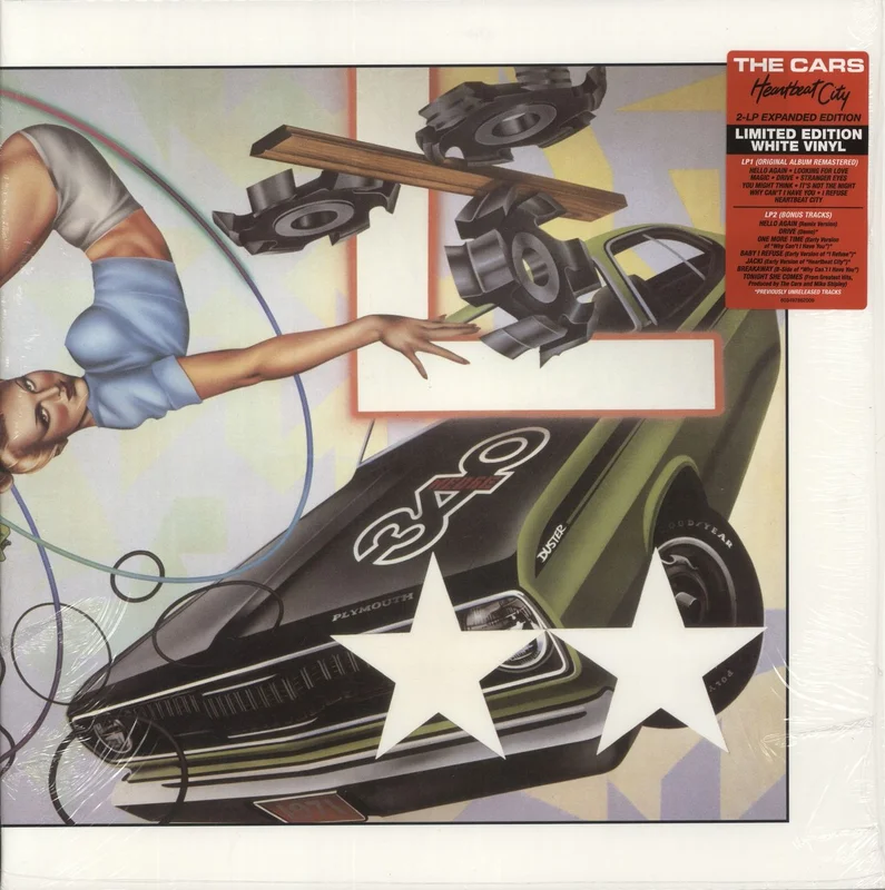 The Cars Heartbeat City - 180gm White Vinyl UK 2-LP vinyl set