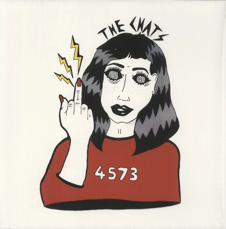 The Chats The Chats EP - Red & White Split Vinyl US 12" vinyl