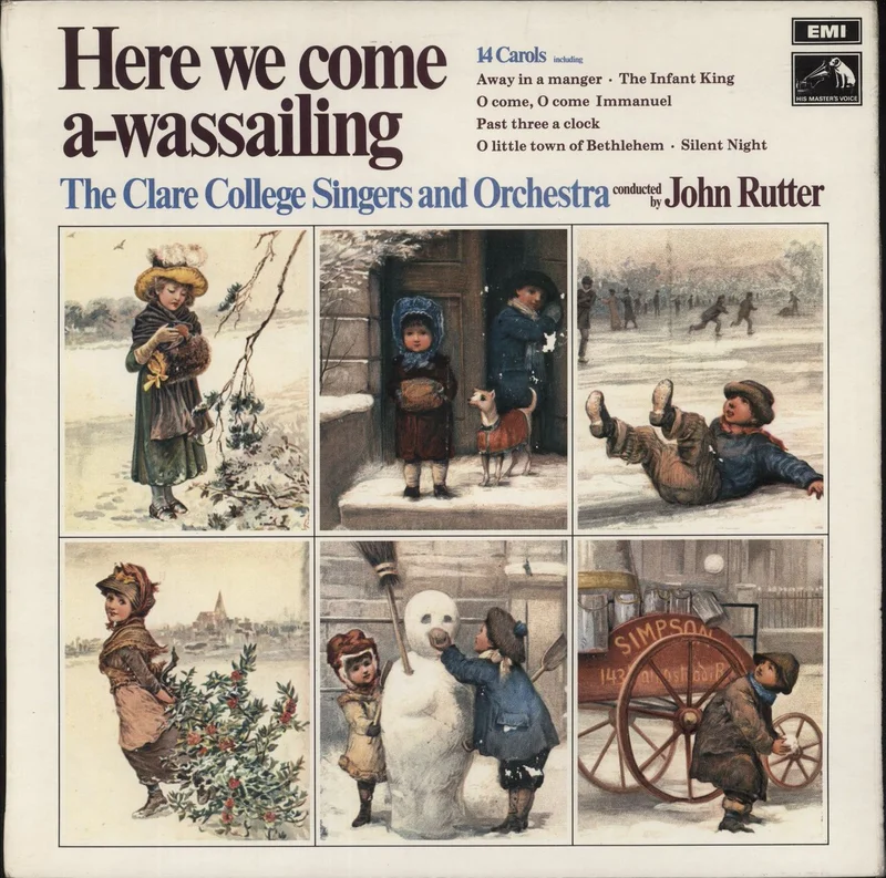 The Choir Of Clare College Here We Come A - Wassailing UK Vinyl LP
