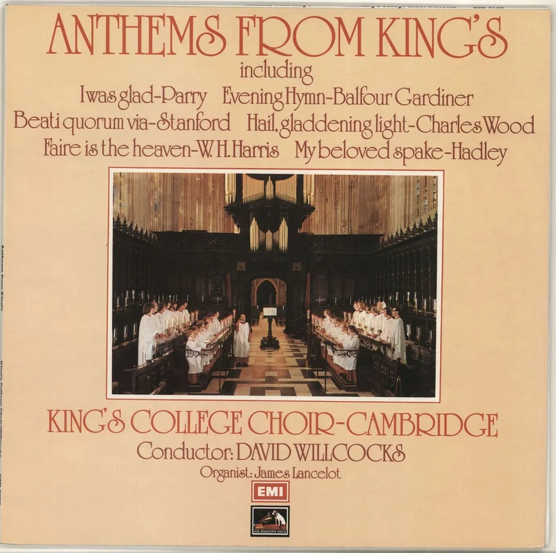 The Choir Of King's College, Cambridge Anthems From King's Dutch Vinyl LP