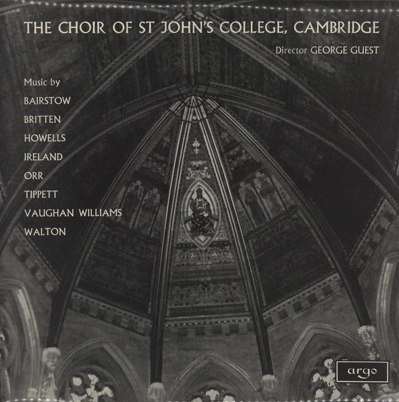 The Choir Of St. John's College, Cambridge Twentieth Century Church Music UK Vinyl LP