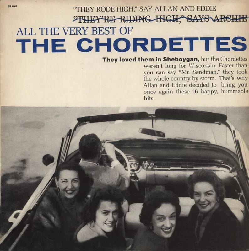 The Chordettes All The Very Best Of The Chordettes New Zealand Vinyl LP