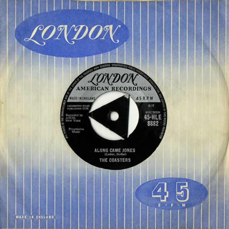 The Coasters Along Came Jones UK 7" vinyl
