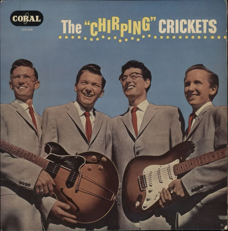 The Crickets The "Chirping" Crickets - 2nd - VG UK Vinyl LP