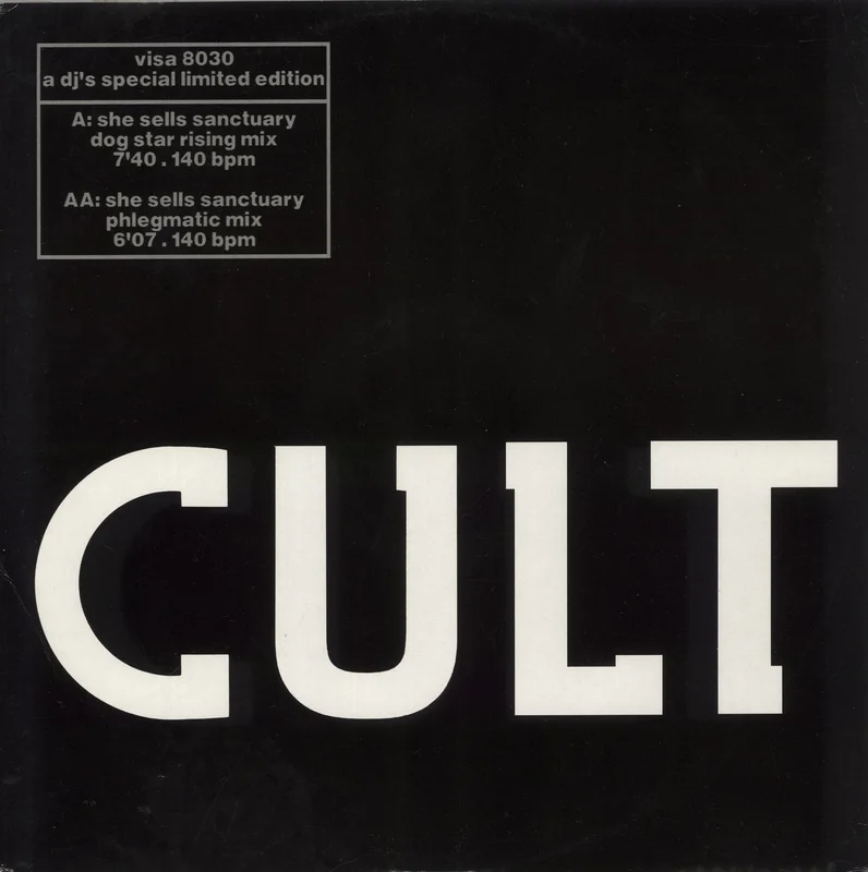 The Cult She Sells Sanctuary Mixes French Promo 12" vinyl