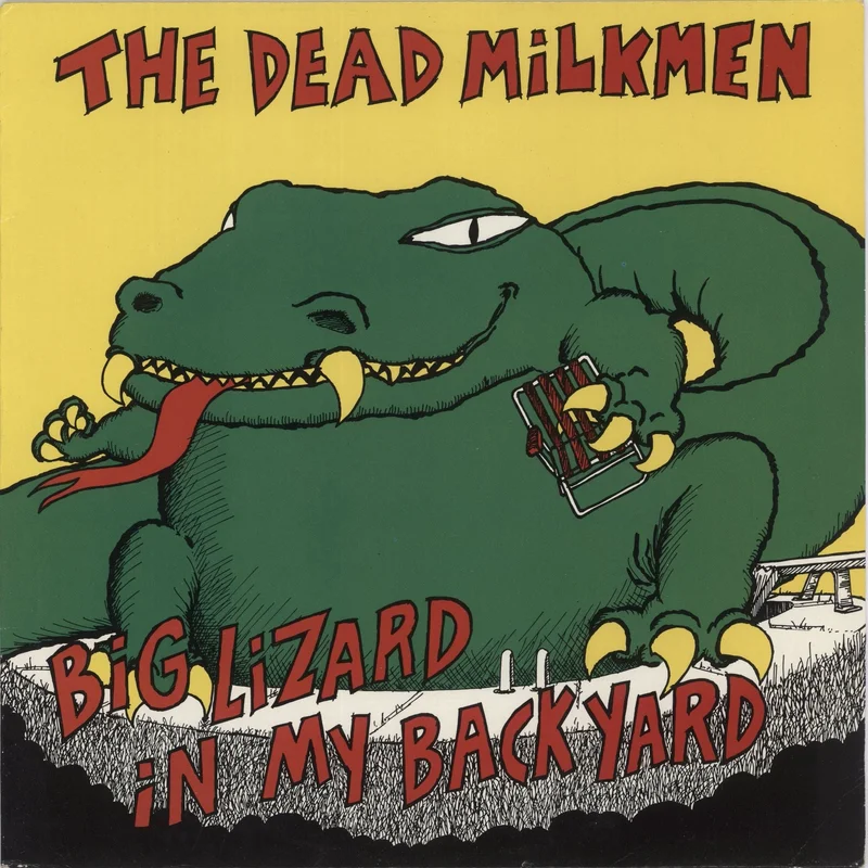 The Dead Milkmen Big Lizard In My Backyard Dutch Vinyl LP
