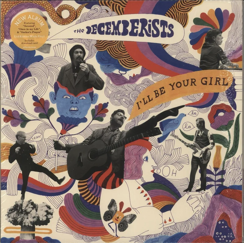 The Decemberists I'll Be Your Girl - White Vinyl UK Vinyl LP