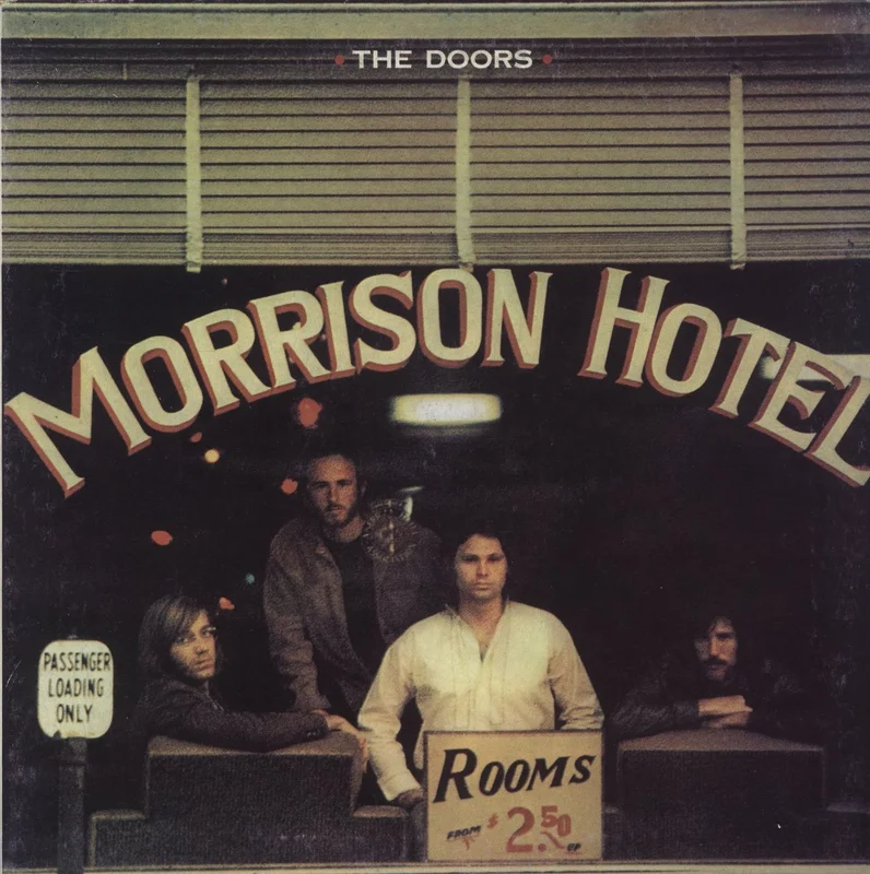 The Doors Morrison Hotel - red label Italian Vinyl LP