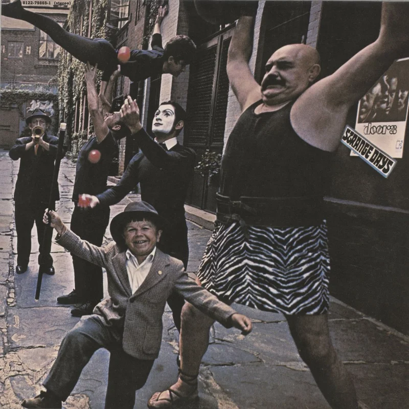The Doors Strange Days - 180gm + lyric insert - EX UK Vinyl LP
