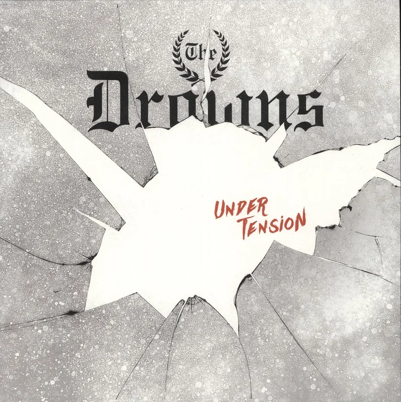The Drowns Under Tension - Red With Black Spokes Vinyl US Vinyl LP