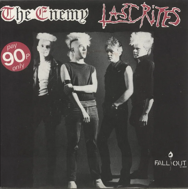 The Enemy (PUNK) Last Rites UK 7" vinyl