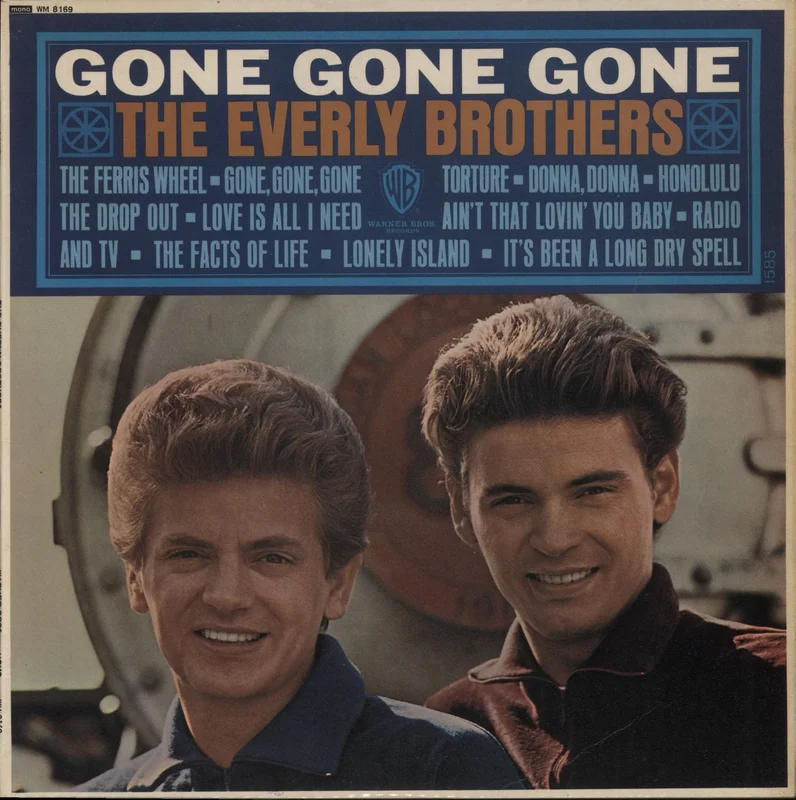 The Everly Brothers Gone Gone Gone - EX UK Vinyl LP
