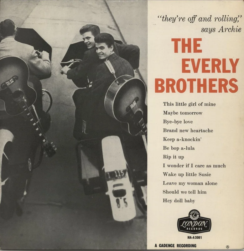 The Everly Brothers The Everly Brothers - 2nd - EX UK Vinyl LP