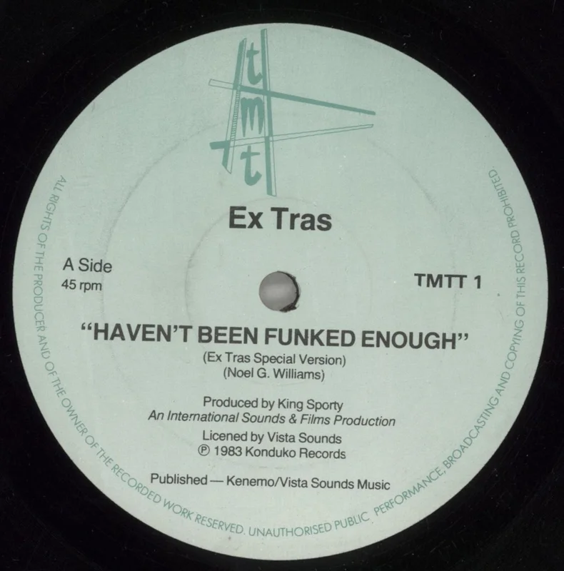 The Ex Tras Haven't Been Funked Enough UK 12" vinyl