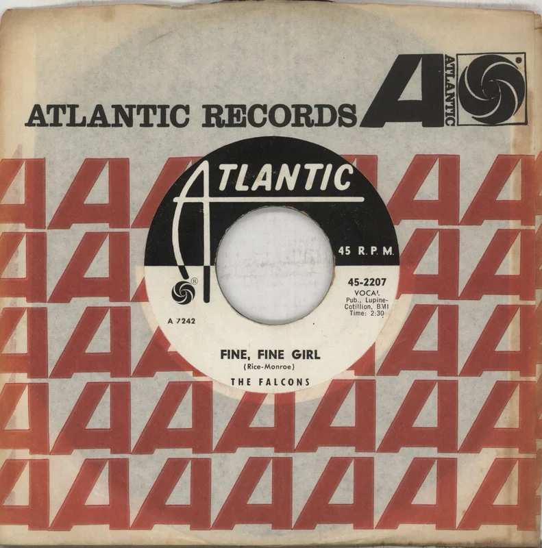 The Falcons Fine, Fine Girl / Oh Baby US Promo 7" vinyl