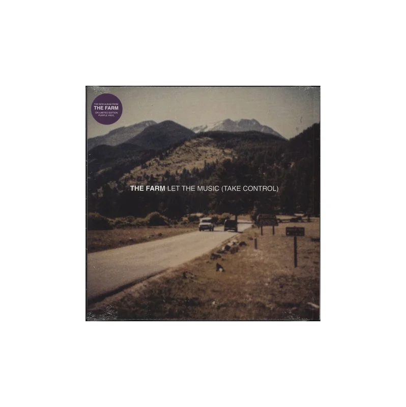 The Farm Let The Music [Take Control] - Purple Vinyl UK Vinyl LP