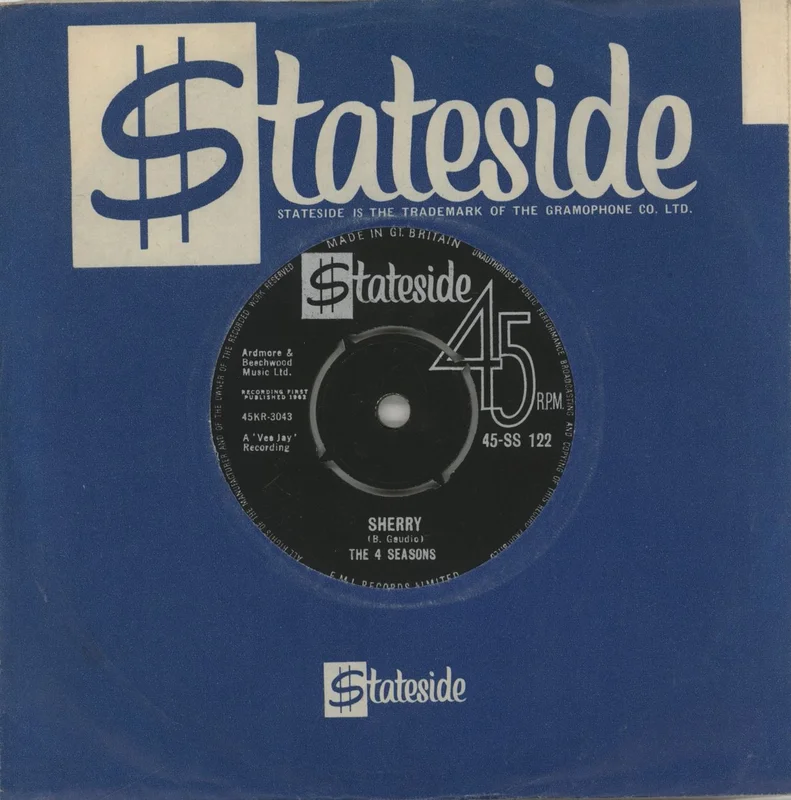The Four Seasons Sherry - 1st UK 7" vinyl