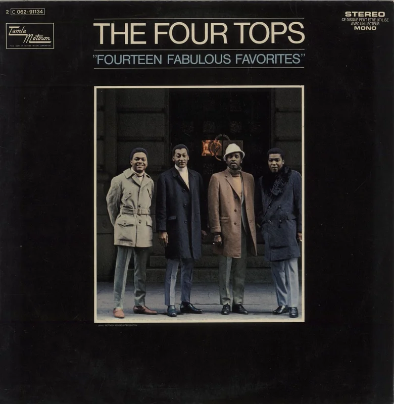The Four Tops Fourteen Fabulous Favorites French Vinyl LP