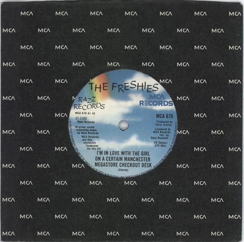 The Freshies I'm In Love With The Girl On A Certain Manchester - 2nd UK 7" vinyl
