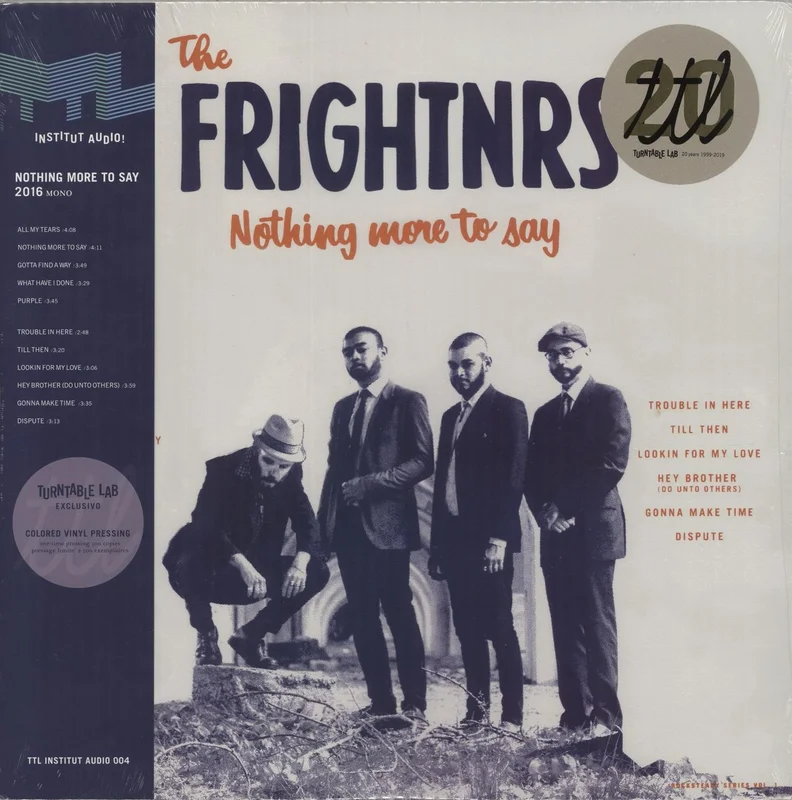 The Frightnrs Nothing More To Say - Orange & Purple Vinyl - Sealed US Vinyl LP